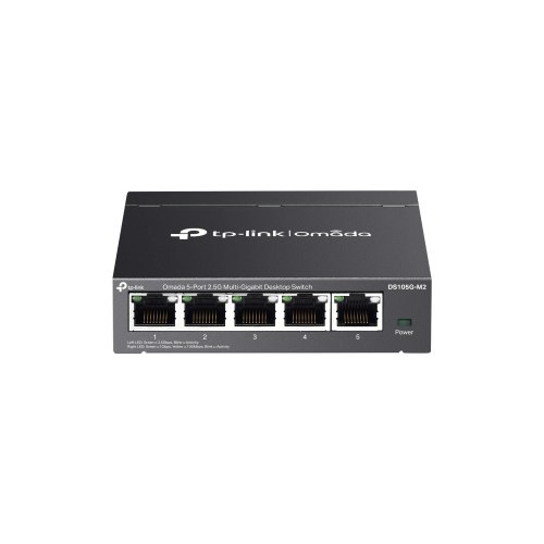 מתג רשת לא מנוהל עם 5 פורטים 2.5Gbps אומדה Omada DS105G-M2