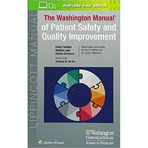 Washington Manual of Patient Safety and Quality Improvement