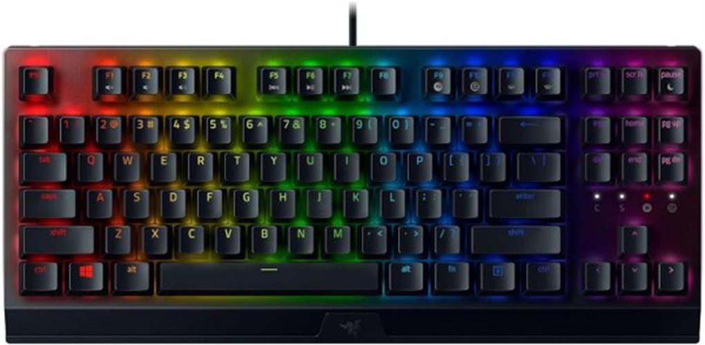 מקלדת גיימינג Razer BlackWidow v3 TKL Wired RGB Green Switches