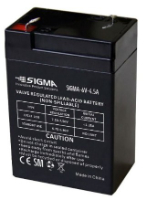 מצבר עופרת נטען SIGMA 6V 4.5AH סיגמה