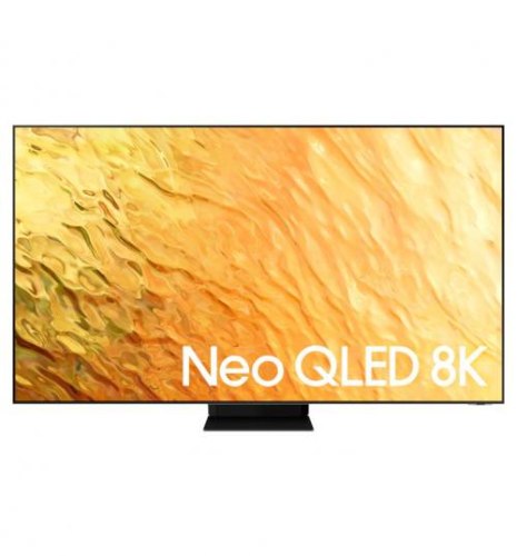טלוויזיה 75 עיצוב דק 1.7 ס”מ ללא מסגרת בגימור כסוף יוקרתי 8K NEO QLED תוצרת SAMSUNG דגם QE75QN800B