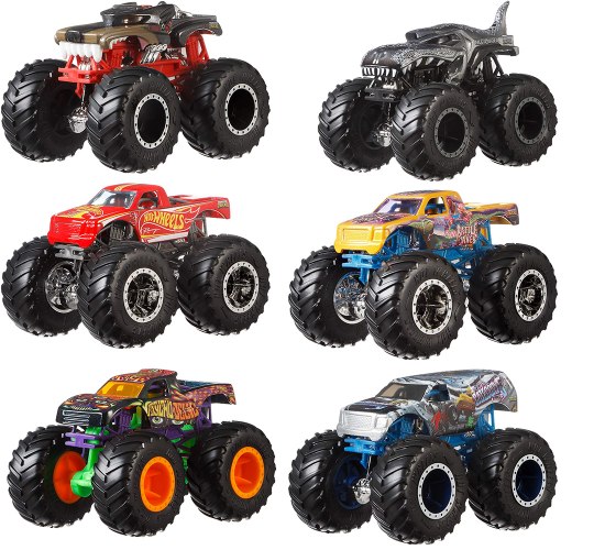 הוט ווילס מנסטר טראקס 1:64 Monster Trucks