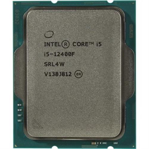 מעבד אינטל דור 12 INTEL I5-12400F Tray No Fan NO GPU 117W LGA1700