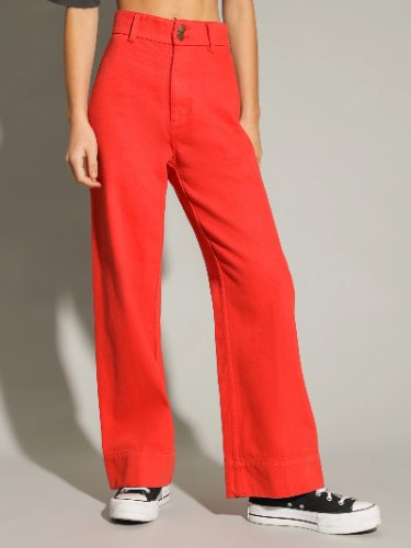 מכנס ג'ינס THRILLS אדום