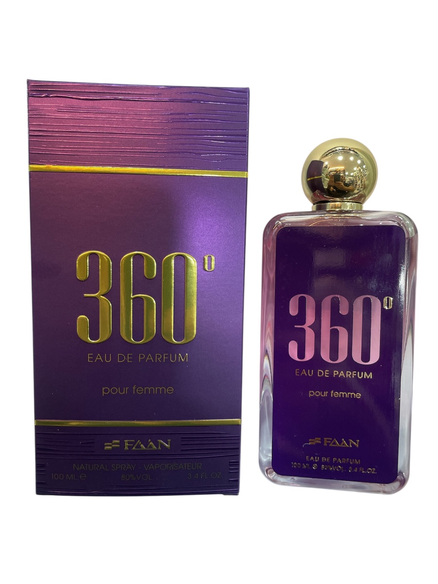360° Degree Pour Femme FAAN פאאן 360 בושם לאישה | א.ד.פ 100 מ״ל