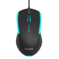 עכבר אופטי חוטי עם תאורה מדליקה - דגם SPK9314 חברת Philips