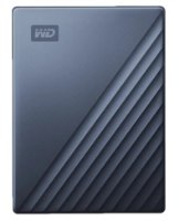 כונן קשיח חיצוני צבע כחול Western Digital WDBFTM0040BBL My Passport 4TB – USB-C פריט בודד כחול כהה