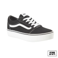 VANS|ואנס - VANS WARD PLATFORM ואנס וורד פלטפורמה שחור לבן