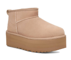 מגף UGG קלאסיק אולטרה מיני פלטפורמה - בז׳