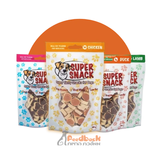 חטיף פרימיום לכלב סושי במגוון טעמים | SUPER SNACK