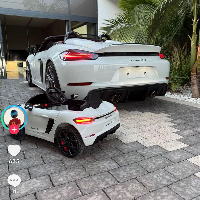אוטו ממונע 12V פורשה ספיידר אר אס - PORSCHE 718 SPYDER RS
