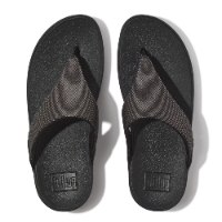 כפכף לולו גליץ שחור פיוטר פיטפלופ FITFLOP