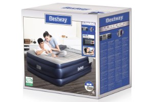 מזרן זוגי מתנפח עם משאבה מובנית | דגם 67690| מבית BESTWAY | קפיץ קפוץ