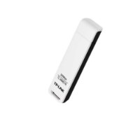 מתאם רשת אלחוטי TP-Link TL-WN821N nMax USB 300Mbps – פריט בודד של מתאם USB לבן-שחור מבית TP-LINK באלכסון