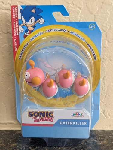 סוניק - 4 דמויות צבע ורוד - SONIC THE HEDGEHOG MINI CATERKILLER