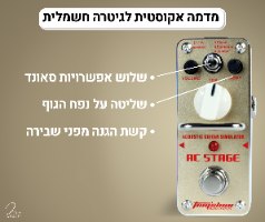 מדמה אקוסטית לגיטרה חשמלית