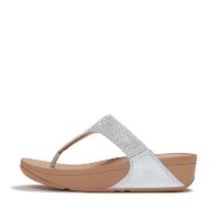 לולו טו פוסט קריסטל צבע כסוף פיטפלופ FITFLOP