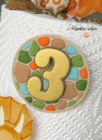 ספרות בלון גובה 6 ס''מ