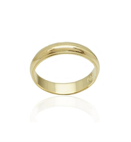 טבעת זהב נישואין 14 קרט מהממת ועדינה