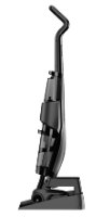 שואב שוטף אלחוטי Deerma VX100 Ultra – שואב אבק שוטף שחור אלחוטי עומד על בסיס במבט צד