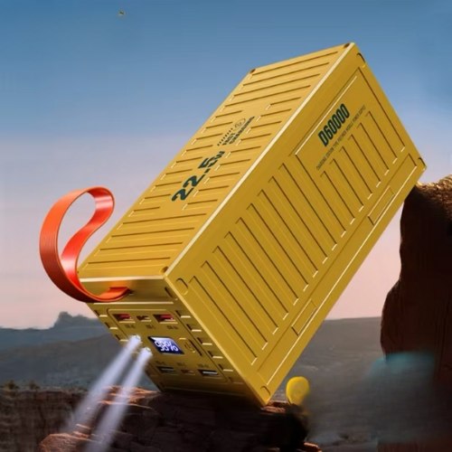 תחנת כוח ניידת 60000mAh Qoovi משולבת פנס מובנה