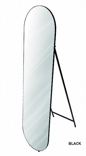 מראת גוף סטנד אובלית עם מסגרת מתכת מידה 40X150 ס"מ במגוון צבעים לבחירה כולל משלוח חינם