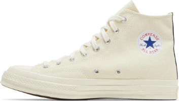 Comme des Garçons x Chuck Taylor All Star Hi Milk