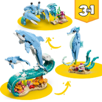 לגו קריאטור - חיות ים דולפנים יפים - LEGO 31385