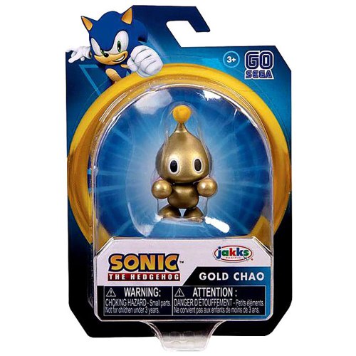 סוניק - בובת זהב צ'או 6.5 ס"מ - SONIC THE HEDGEHOG MINI FIGURE GOLD CHAO