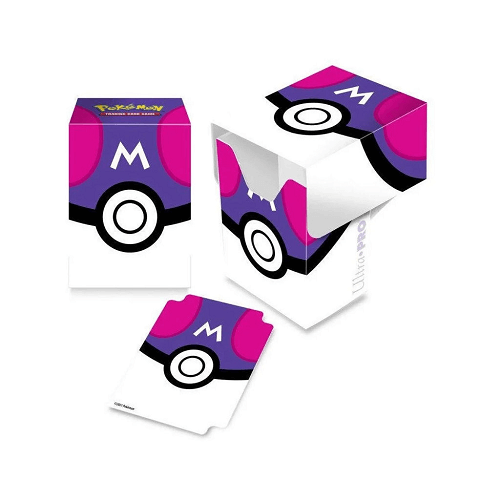 Masterball Full View Deck Box for Pokemon קופסת אחסן לקלפי הפוקימון בעיצוב מאסטרבול