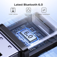 מתאם בלוטוס 6.0 UGREEN USB Bluetooth 6.0 Adapter for PC Model CM748 P/N:75073