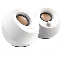 רמקולים creative Pebble modern 2.0 usb desktop speakers לבן/שחור