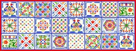 60 ס"מ על 160 ס"מ - שטיח PVC דגם אקלקטי סקנדינבי 296