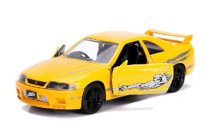 ג'אדה מהיר ועצבני - דגם מכונית ניסאן - 1:32 JADA FAST FURIOUSB NISSAN  SKVLINE GT-R BCNR33