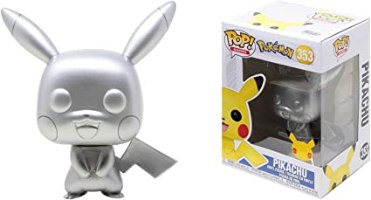 בובת פופ #353 Funko Pop! Games: Pokemon - Pikachu (Silver Metallic)
