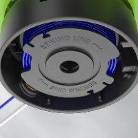 חוט לחרמש מקצועי 3 מ"מ 15 מטר, מתאים לחרמשים greenworks 91773 - 48V