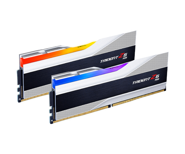 ז. לנייח G.skill Trident Z5 RGB DDR5 32GB 2X16 5200MHZ C36 White
