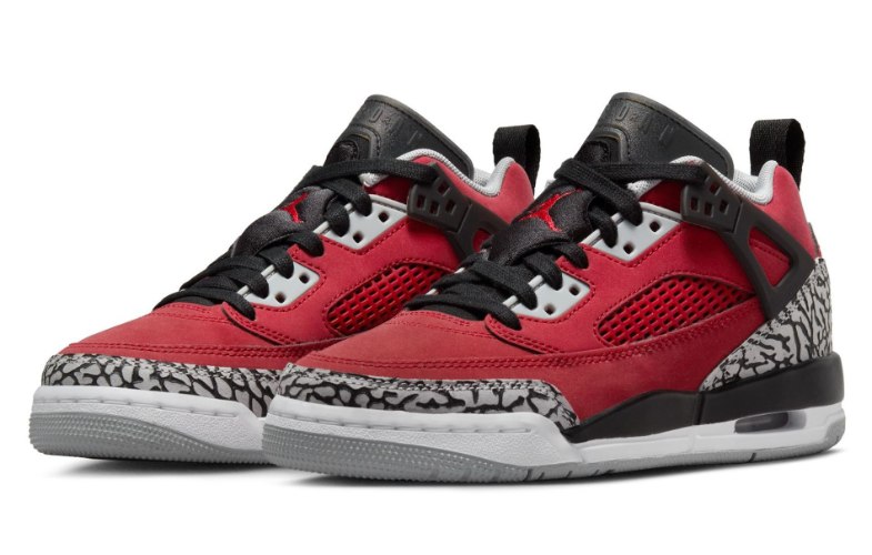 נעלי נייק אייר ג'ורדן Nike Air Jordan Spizike Low אדום אפור
