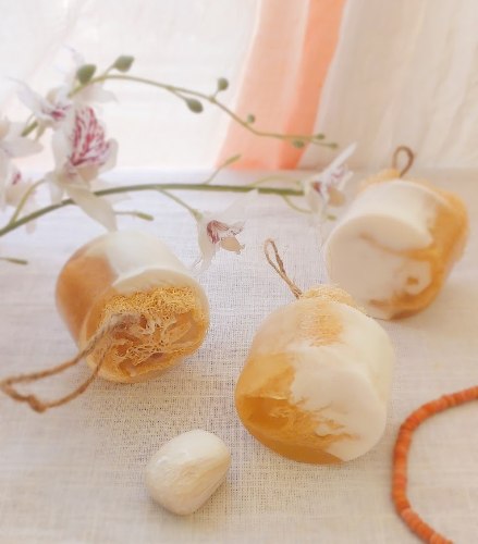 סבון ליפה loofah soap קוקוס