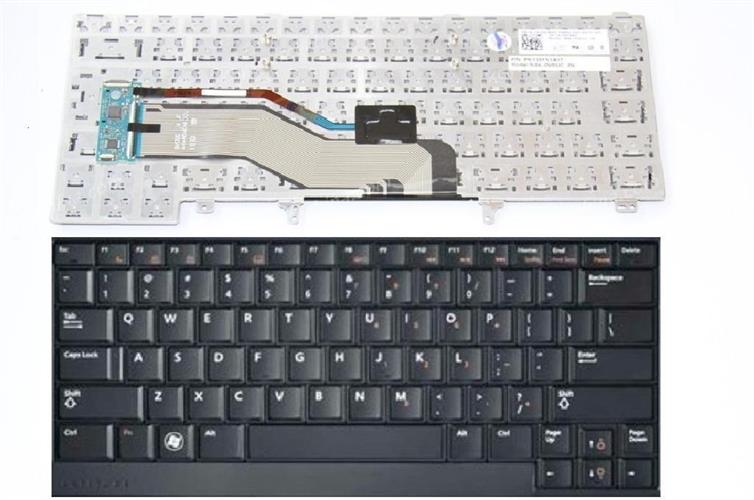 החלפת מקלדת למחשב נייד דל DELL LATITUDE E5420 E6220 E6320 E6420 XT3 Laptop Keyboard - DPKVG , 0J7P23