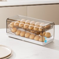 מתקן חדשני לאחסון ביצים במקרר ושליפה מהירה - EggBox Pro