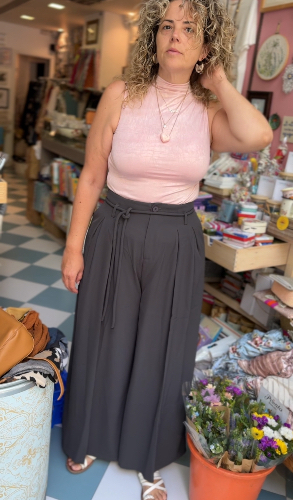 מכנסי ביילין אפורים