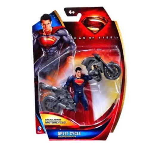 דמות  סופרמן איש פלדה  שובר אופנוע