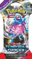 קלפי פוקימון 4 יח' בוסטר מוסלב Pokémon TCG Scarlet & Violet Temporal Forces Sleeved Booster