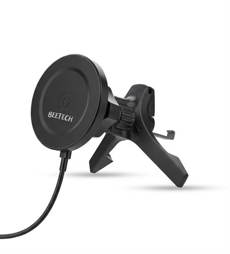 מעמד רכב Magsafe עם טעינה אלחוטית דגם C10-W8 מבית BeeTech
