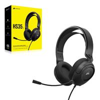 אוזניות קשת חוטיות לגיימינג Corsair HS35 v2 Multiplatform Carbon צבע שחור