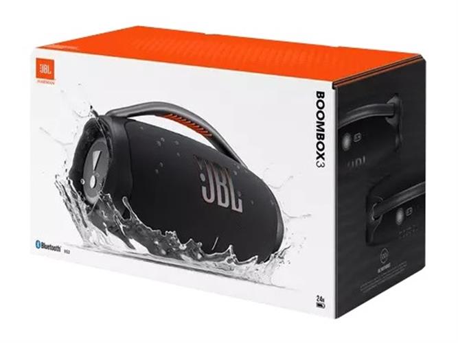 רמקול 3 JBL Boombox - סאונד מפלצתי ונגינה רצופה של עד 24 שעות - אחריות מודן