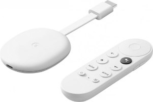 סטרימר Google Chromecast 4K עם Google TV - לבן