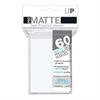 לבן מט - 60ct Pro-Matte Small Deck Protectors סליבים בעיצוב מט לשמירה על קלפים בכל הצבעים​​​​​​​