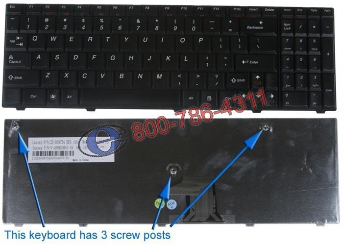 מקלדת למחשב ניייד לנובו Lenovo G560 G565 Laptop Keyboard 25-009754 , 25-010120